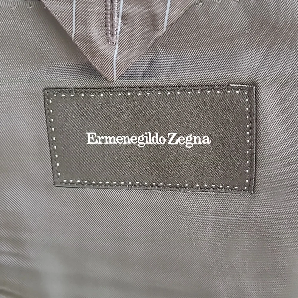 ERMENEGILDO ZEGNA Fit Mila Black Grey Striped Wool 44 R Sport Coat Suit‎ Jacket